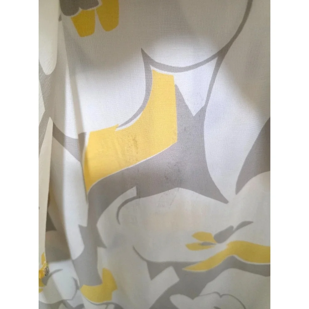 VTG Katie Women's 80S Y2K Floral Button-Down Back‎ Midi Dress Ruffle Hem Size 10